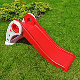 Дитяча пластикова гірка Bambi WM19025-3 | Гірка для дітей Червона, фото 2