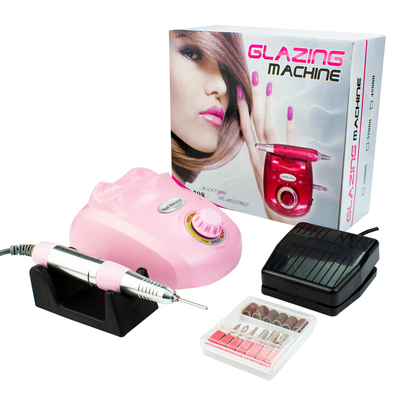 Фрезер для манікюру Nail Master ZS 603 65W 45000 фрезер для нігтів Майстер ЗС 603 манікюрний фрезер для зняття лаку