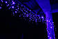 Новорічна гірлянда Бахрома 300 LED, Блакитний світло 12 м + Пульт, фото 4