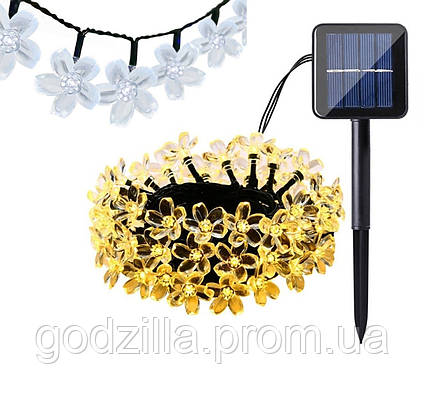 Новорічна гірлянда "Квіти" IP44, 30 Світлодіодів