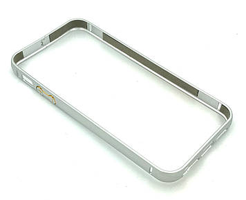 Чехол Бампер Metall iPhone 5/5S Silver