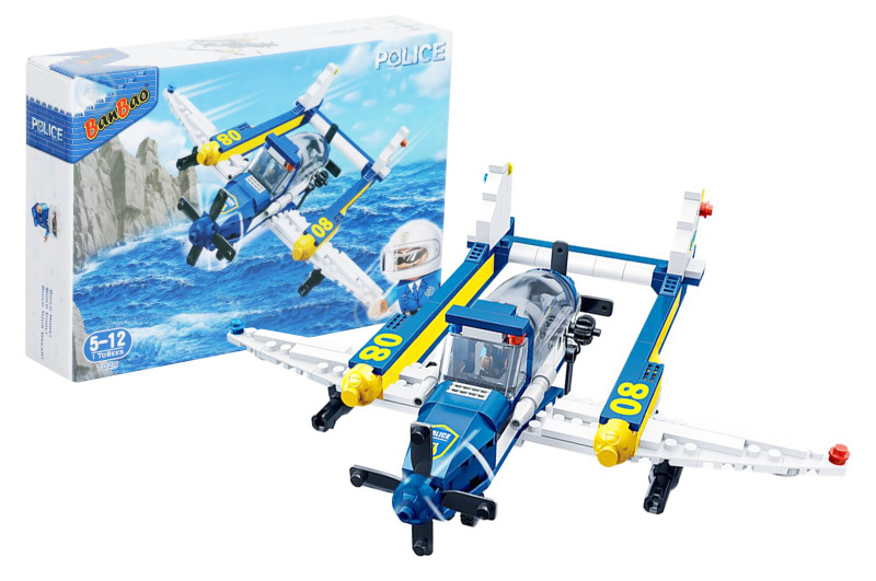 Конструктор Літаків поліції Banbao 7029, 213 дет.