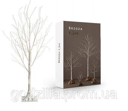 Новорічне декоративне дерево-гірлянда "Береза" 180 см 96 Led IP 44
