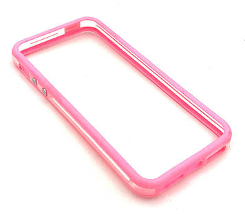 Чохол Бампер Plastic iPhone 5/5S Pink