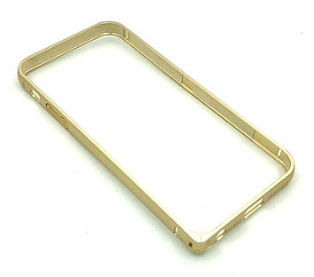 Чехол Бампер Metall Corner Lock iPhone 5/5S Gold