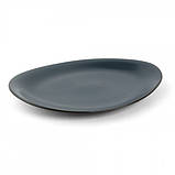 Блюдо овальне 36 см CORAL, синє, фото 2