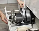 Сушарка для посуду розсувна "DrawerStore" 30.6х20.4х14.7см з пластику Joseph Joseph, фото 7