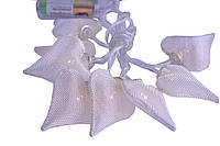 Новорічна гірлянда "Серця" 8 LED, Біле тепле світло, на пальчикових батарейках Супер ціна EAE