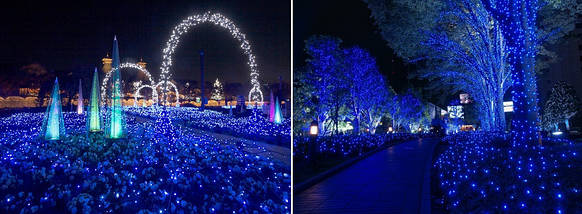 Новогодняя гирлянда 500 LED, IP44, Длина 38 М, Голубой свет тулс, фото 2