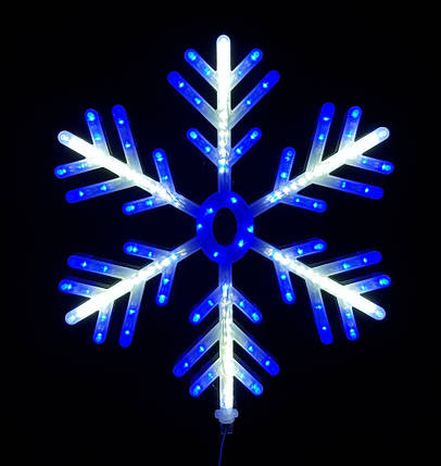 Новогодняя подвеска "Снежинка" 168 LED SMD, Диаметр 60 см тулс, фото 2