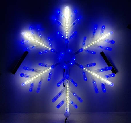 Новогодняя подвеска "Снежинка" 168 LED SMD, Диаметр 60 см тулс, фото 2
