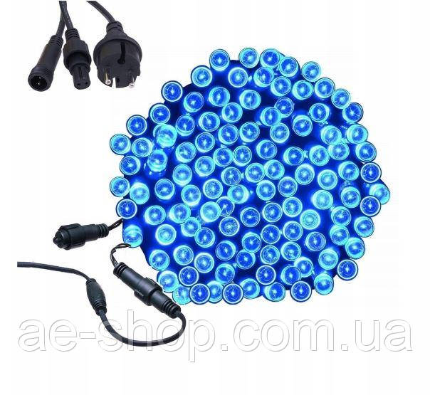 Новорічна гірлянда 8 м 100 LED (Синій колір) Супер ціна EAE