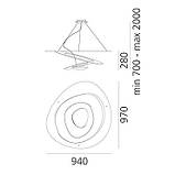 Підвісний світильник Pirce Suspension, Artemide, фото 2