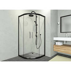 Душова кабіна VERONIS Alonza Black 90х90х190 БЕЗ ПІДДОНА, фото 2