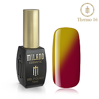 Гель лак Milano 10ml Thermo(Термо) № 17 (светоотражающий, для коротких ногтей, красивый маникюр)