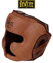 Шолом для боксу захисний боксерський шолом для змагань Benlee HARVEY L/XL, коричневий