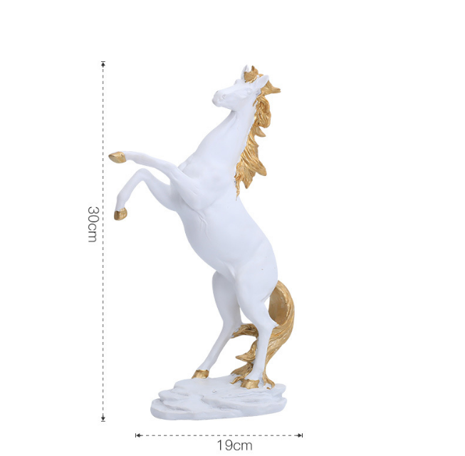 Статуетка HORSE. Модель RD-1350 Білий, фото 1
