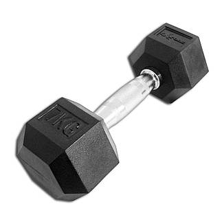 Гантель 7 кг цільна шестигранна гексагональна Zelart, фото 3