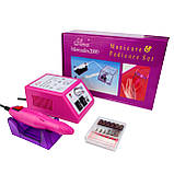 Фрезер для манікюру + щіточка Lina Mercedes 2000 12 Вт 20000об/хв гарний манікюрний фрейм Ліна, фото 6