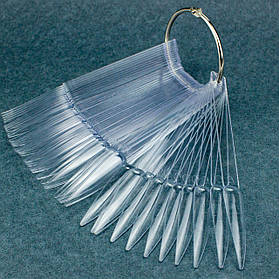 Планшет-віяло для зразків стилет прозорий (50шт)