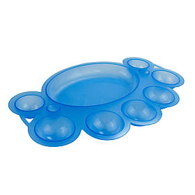 Палітра для змішування фарб 7 лунок, палітра для малювання пензликом палітра для акрилу