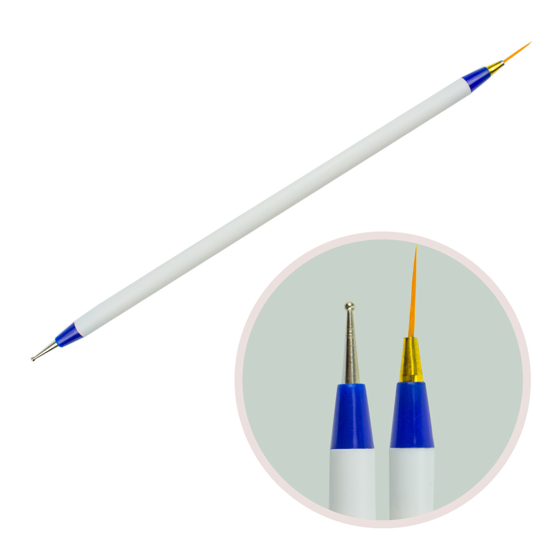 Кисть дотс для малювання лайнер №1 (пензлики для малювання, пензлики для моделювання, манікюрні), фото 1