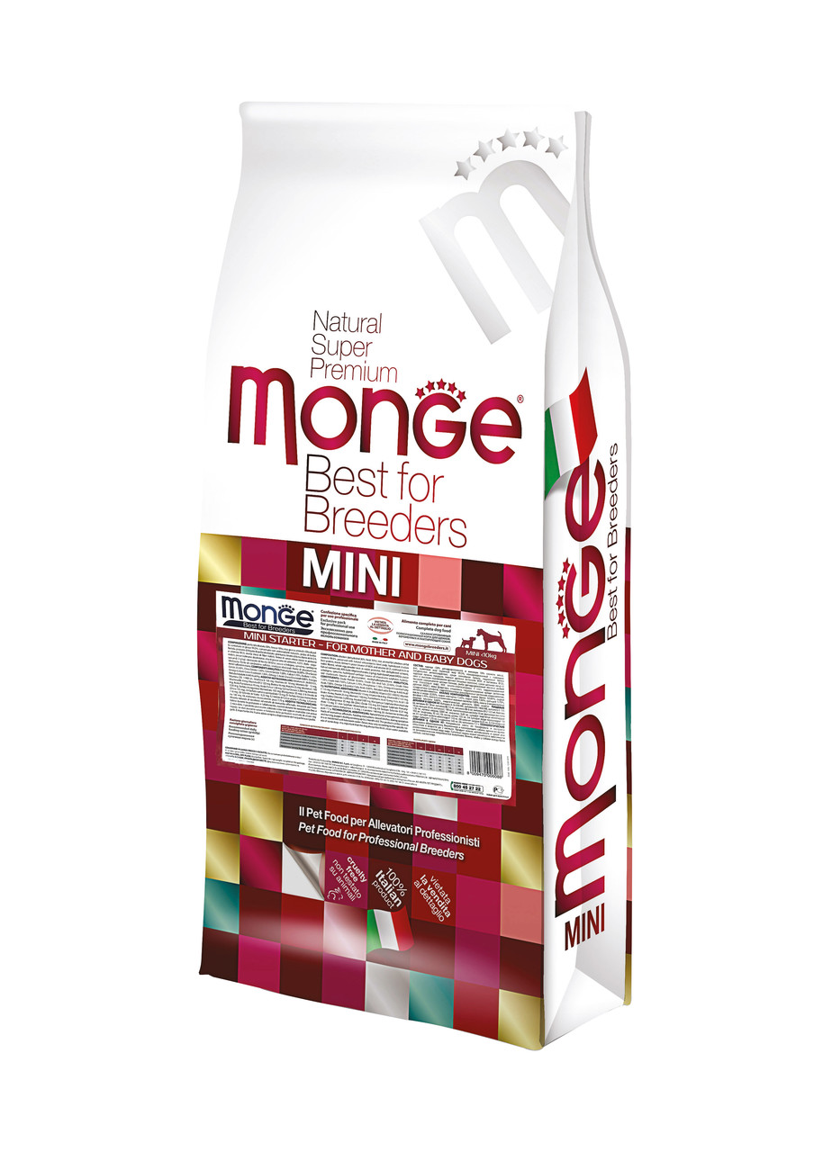 MONGE DOG Mini Starter для собак дрібних порід до 10кг – 16.5 кг