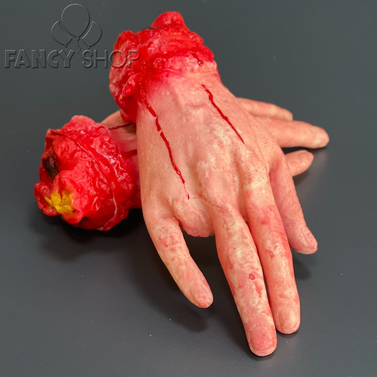 Декоративна "Рука обрубана без пальця" мала на Хелловін, Прикол "Оторванная рука без пальца" на хэллоуин, фото 1