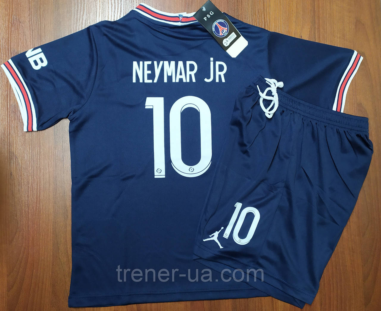 Футбольна форма дитяча/PSG у стилі Jordan/Neymar JR 2031 синя/комплект футбольний ПСЖ/футбол/Неймар