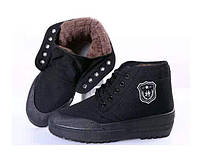 Высокие утепленные кроссовки кеды на толстой подошве, 37 - 40