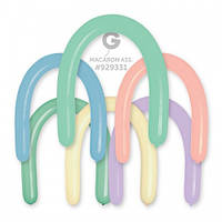 Кулі для моделювання (куля конструктор) D6 Кольору пастель асорті В упак:100шт. Пр-під:Gemar"(Італія)