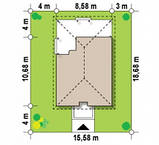 MS-006. Варіант будинку придатний як для дачного відпочинку, так і для цілорічного проживання, фото 3