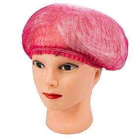 Шапка для солярія СПА (100 шт.) Рожева