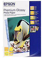 Фотобумага Epson Premium Glossy Photo Paper Глянцевая 255 г/м кв, 13х18см, 50л (C13S041875)