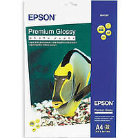 Фотобумага Epson Premium Glossy Photo Paper 255 г/м кв, A4, 20л. (C13S041287)