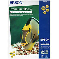 Фотопапір Epson Premium Glossy Photo Paper 255 г/м кв, A4, 50 л. (C13S041624)