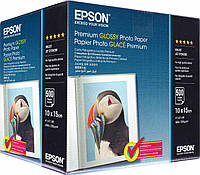 Фотопапір Epson Premium Glossy Photo Paper 255 г/м кв, 10х15 см, 500 л. (C13S041826)