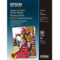 Фотопапір Epson Value Glossy Photo Paper 183 г/м2, A4, 50 л. (C13S400036)