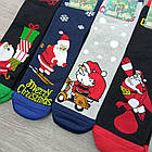 Шкарпетки чоловічі новорічні махрові "Слід Лева" 42-43р машина асорті 20040208, фото 3