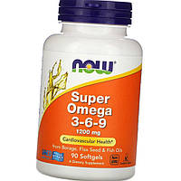 Супер Омега 3 6 9 NOW Super Omega 3-6-9 1200 мг 90 капс