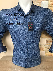 Стрейчева сорочка ANG з довгим рукавом