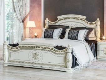 Ліжко Жасмін 2Сп 1.6 белая (Світ Меблів), фото 1