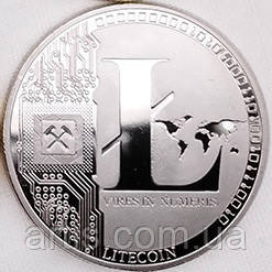 Монета сувенірна Litecoin срібло