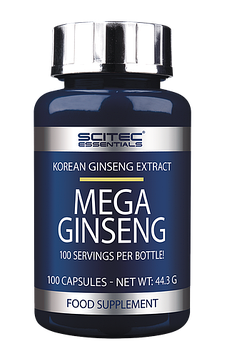 Корейська женьшень - Scitec Nutrition Mega Ginseng / 100 capsules