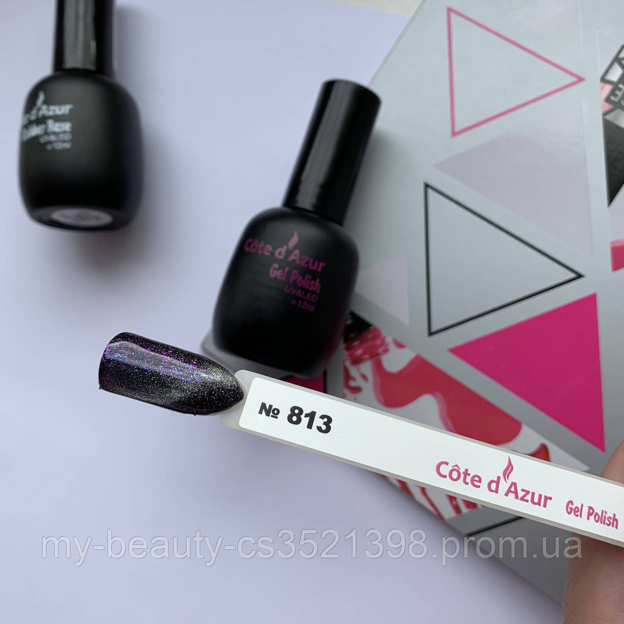 Гель-лак для нігтів Cote d^Azur 12ml , 813
