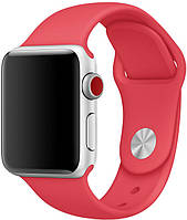 Cиликоновый ремешок Band Sport Series for Apple Watch 38mm, Raspberry Red (HC)