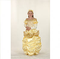 Детский карнавальный костюм Принцесса в золотом платье