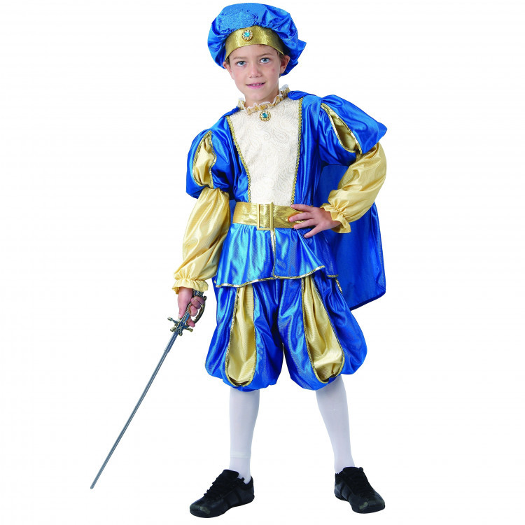 Дитячий карнавальний костюм для хлопчика Принц три розміри S/M/L 110-140 см