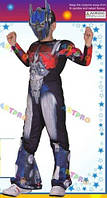 Дитячий карнавальний костюм робот-трансформер "Optimus" маска світло 12-14 років