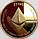 Монета сувенірна Ethereum у чохлі, золото, фото 3